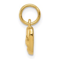 14K Comedy Tragedy Charm view 2