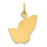 14K Yellow Gold Praying Hands Charm view 3