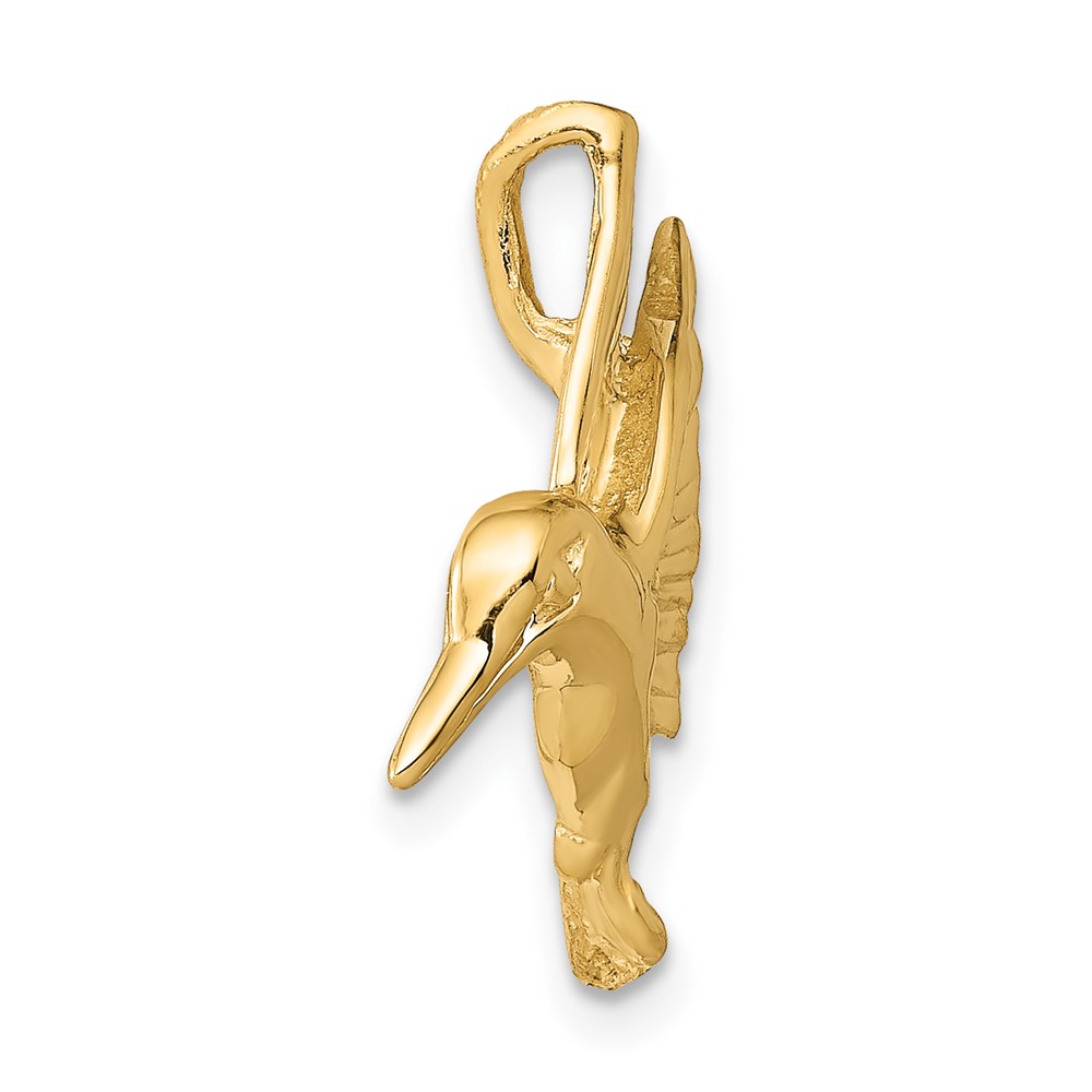 14k Hummingbird Chain Slide (A9199)