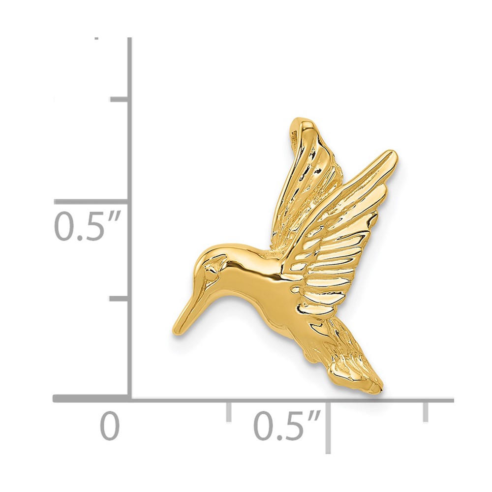 14k Hummingbird Chain Slide (A9199)