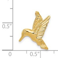 14K Yellow Gold Hummingbird Chain Slide view 4