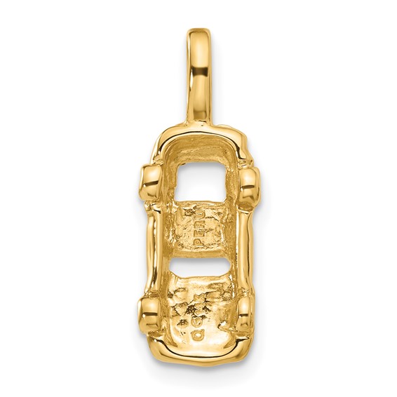 14k 3-D Sports Car Charm