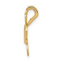 14K Yellow Gold Shamrock Chain Slide view 2