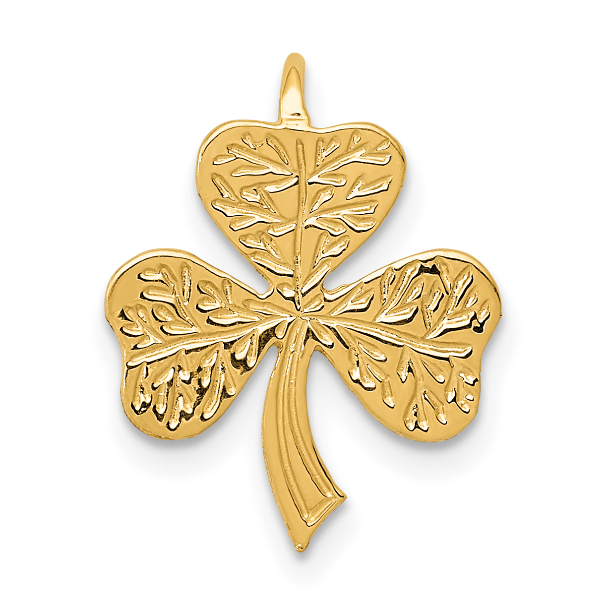 14k Shamrock Chain Slide (A9502)