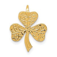 14K Yellow Gold Shamrock Chain Slide view 1