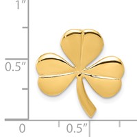 14K Yellow Gold Shamrock Chain Slide view 4