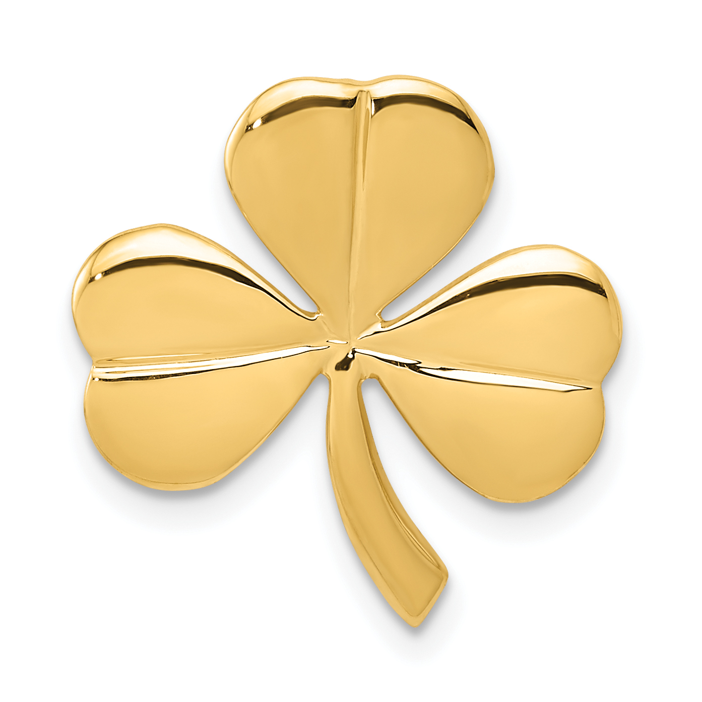 14k Shamrock Chain Slide (A9504)