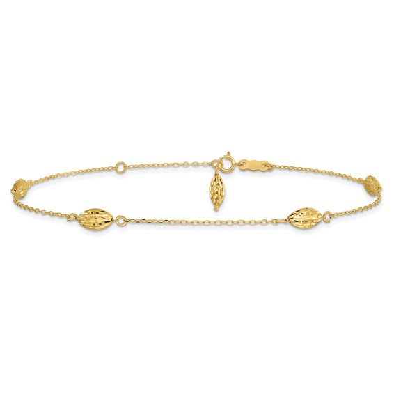 Gold Fancy Anklets