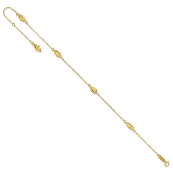 Gold Fancy Anklets