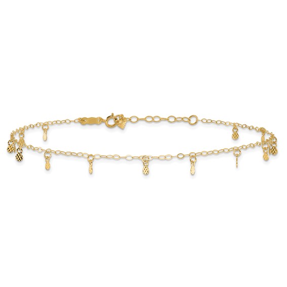 Gold Fancy Anklets