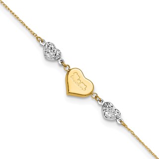 Gold Heart Anklets