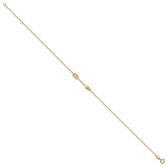 Gold Arrow Anklets
