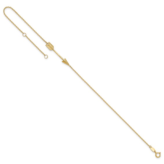 Gold Arrow Anklets