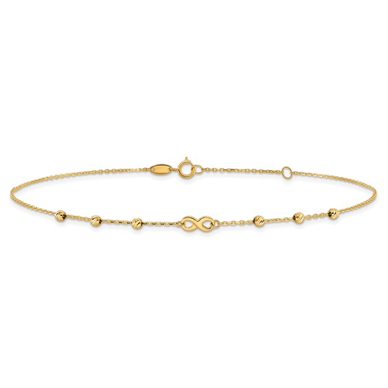 Gold Infinity Anklets