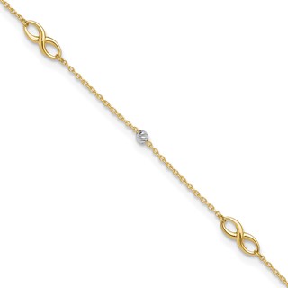 Gold Infinity Anklets