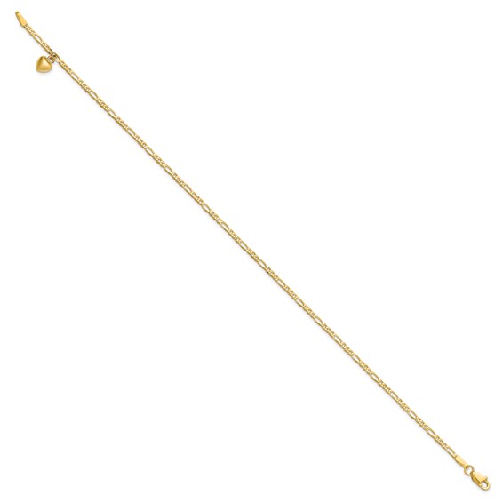 Gold Heart Anklets