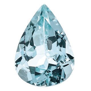 Aquamarine AA Quality 10x7mm Pear