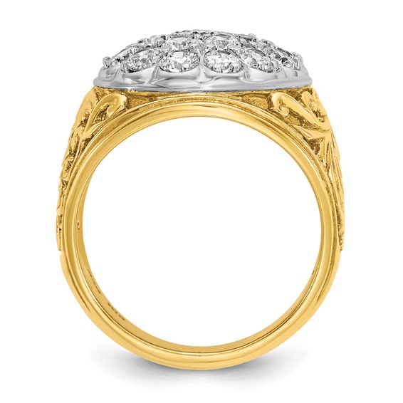 Gold Men's Diamond Rings