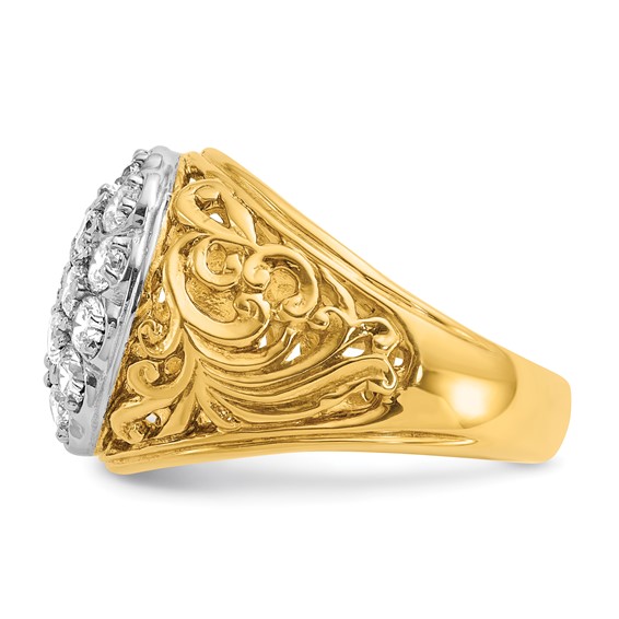 Gold Men's Diamond Rings