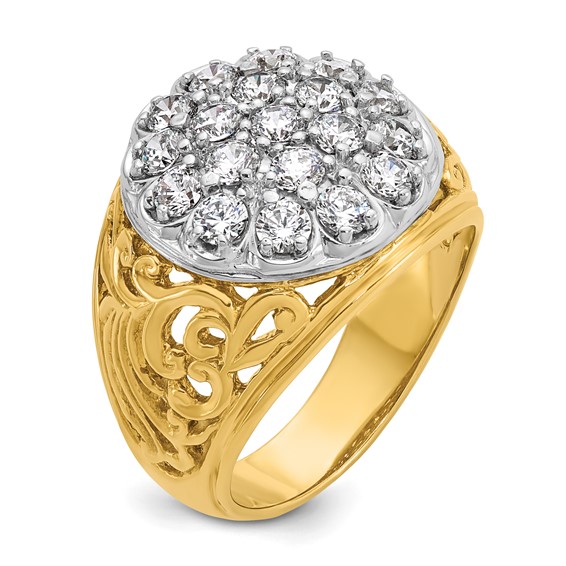 Gold Men's Diamond Rings
