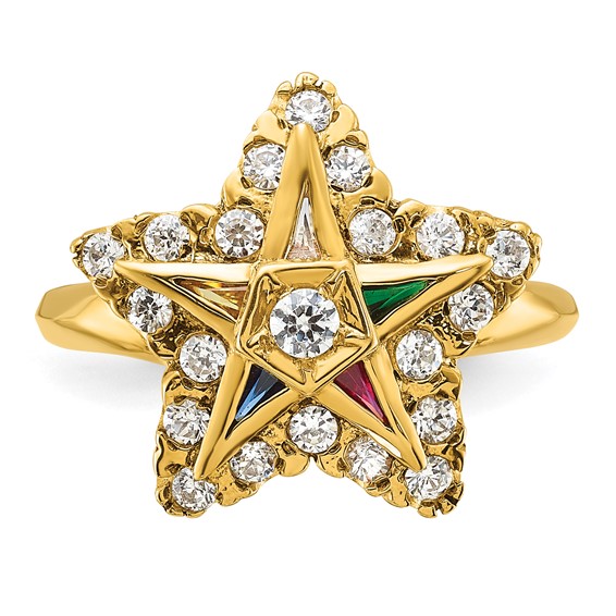 Women's Eastern Star Masonic Rings