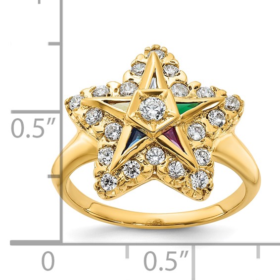 Women's Eastern Star Masonic Rings