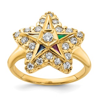 Women's Eastern Star Masonic Rings