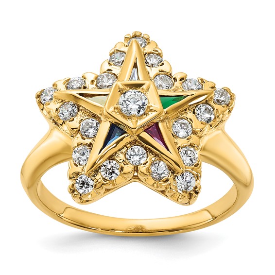 Women's Eastern Star Masonic Rings