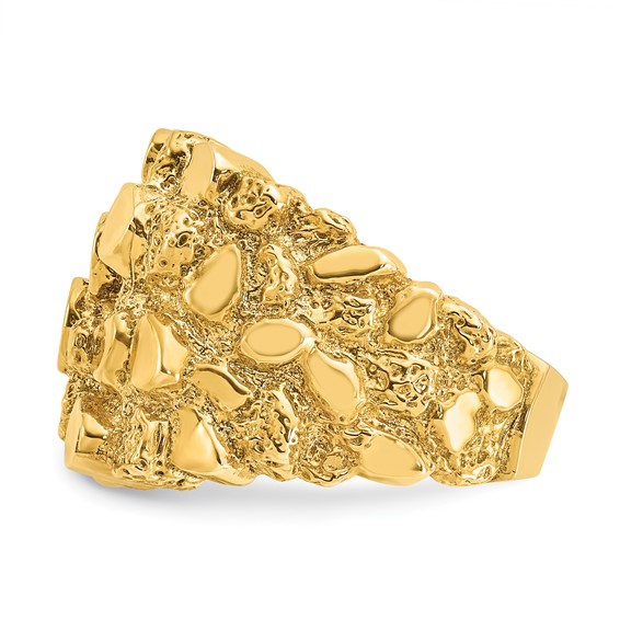 Men's Gold Nugget Ring