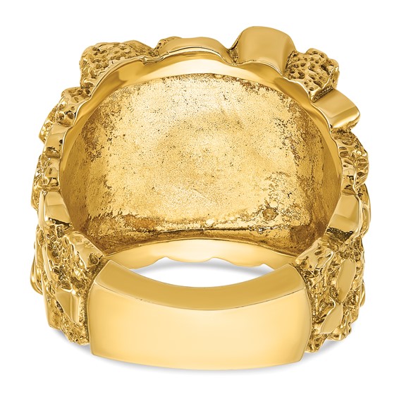 Men's Gold Nugget Ring
