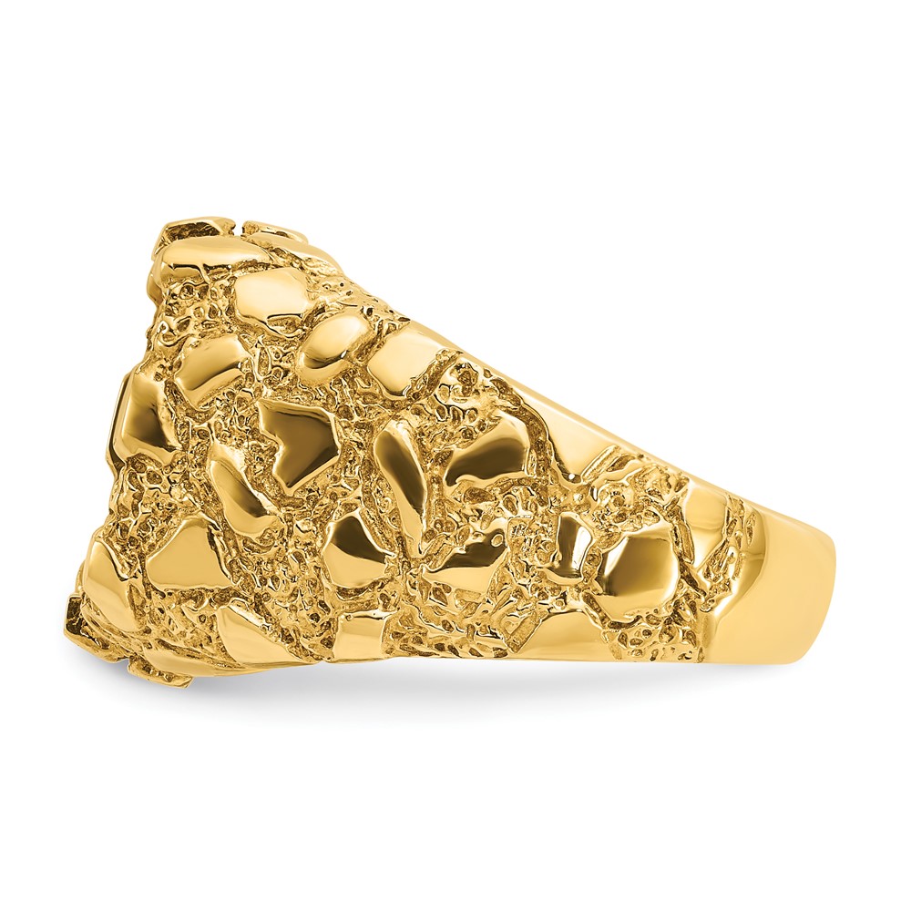 14k IBGoodman Men's Onyx Nugget Complete Ring (B05245-4YOX)