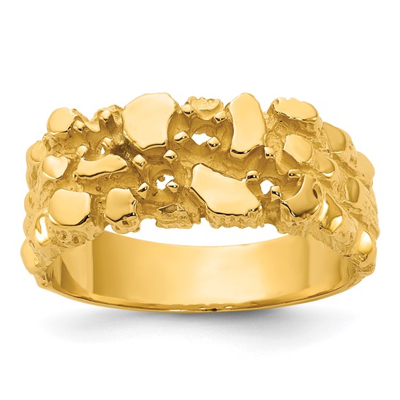 IB Goodman 14k Mens Diamond Nugget Ring Mounting