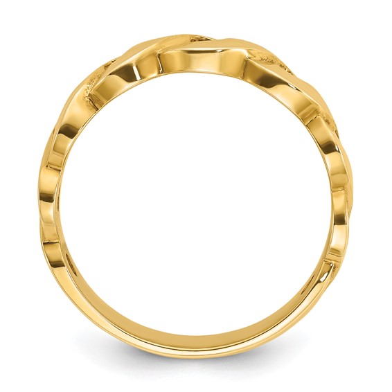 IB Goodman 14k Mens Infinity Design Ring