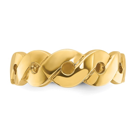 IB Goodman 14k Mens Infinity Design Ring