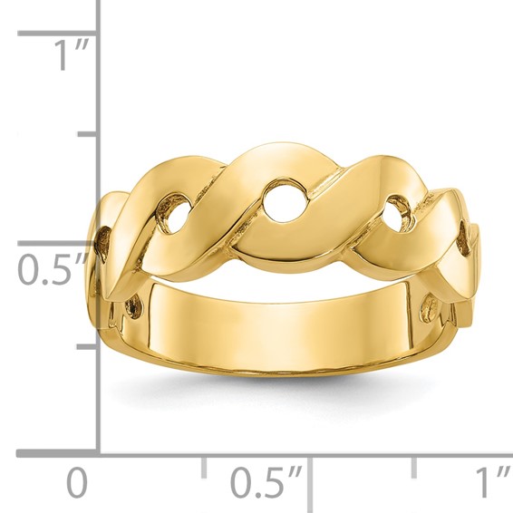 IB Goodman 14k Mens Infinity Design Ring