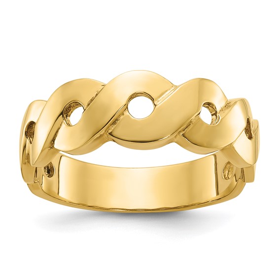IB Goodman 14k Mens Infinity Design Ring