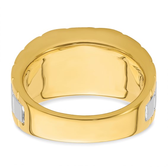 Gold IBGoodman Diamond Mens Rings