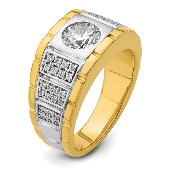 Gold IBGoodman Diamond Mens Rings