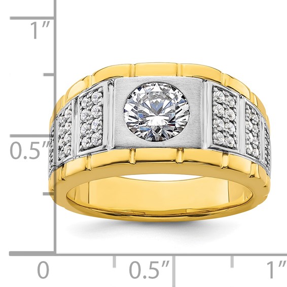 Gold IBGoodman Diamond Mens Rings