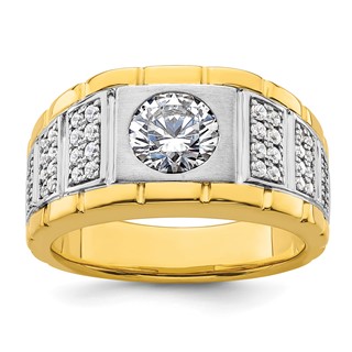 Gold IBGoodman Diamond Mens Rings