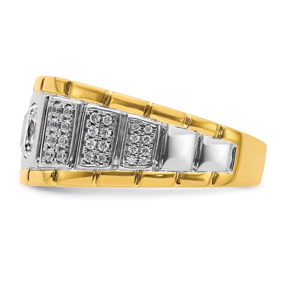 Gold IBGoodman Diamond Mens Rings