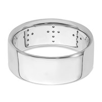 IBGoodman 14K White Gold 0.20 Carat Lab Grown Diamond VS SI+ G+ Complete Cross Men's Ring view 5