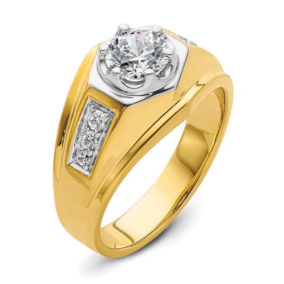 Gold IBGoodman Diamond Mens Rings