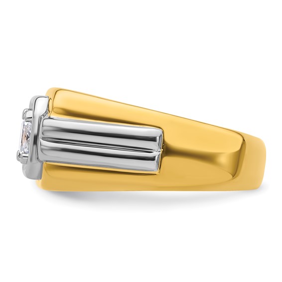 IBGoodman 14k Two-tone Polished Men's Ring Mounting