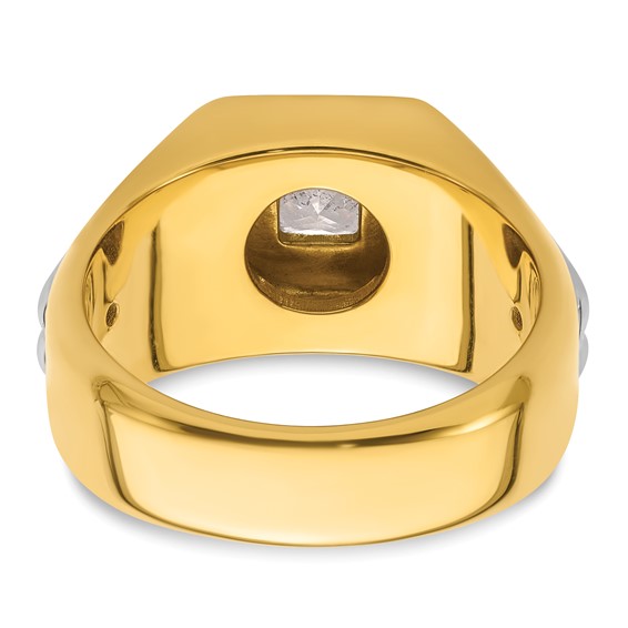 IBGoodman 14k Two-tone Polished Men's Ring Mounting