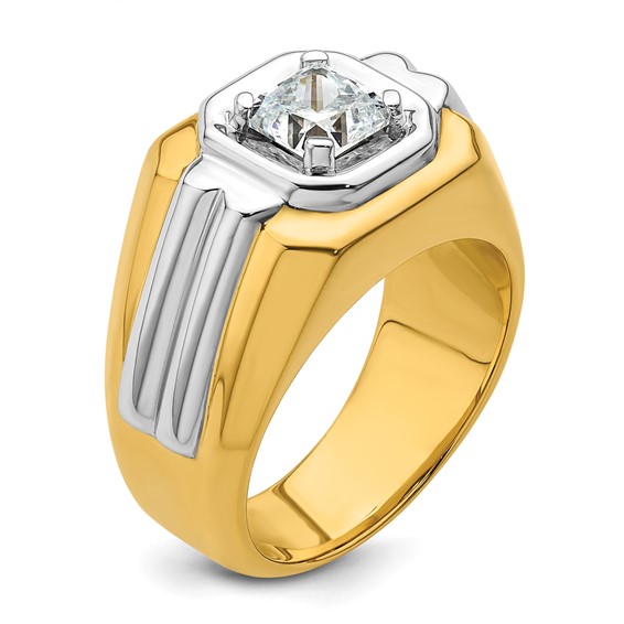 IBGoodman 14k Two-tone Polished Men's Ring Mounting