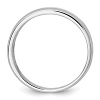 IBGoodman 14K White Gold Polished Nine Stone Men's Ring Mounting view 2