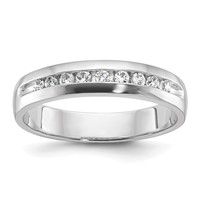 IBGoodman 14K White Gold 0.25 Carat Lab Grown Diamond VS SI+ G+ Nine Stone Complete Polished Men's Ring view 1