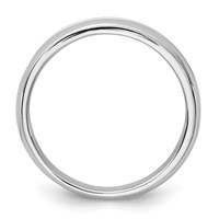 IBGoodman 14K White Gold Polished Nine Stone Men's Ring Mounting view 2