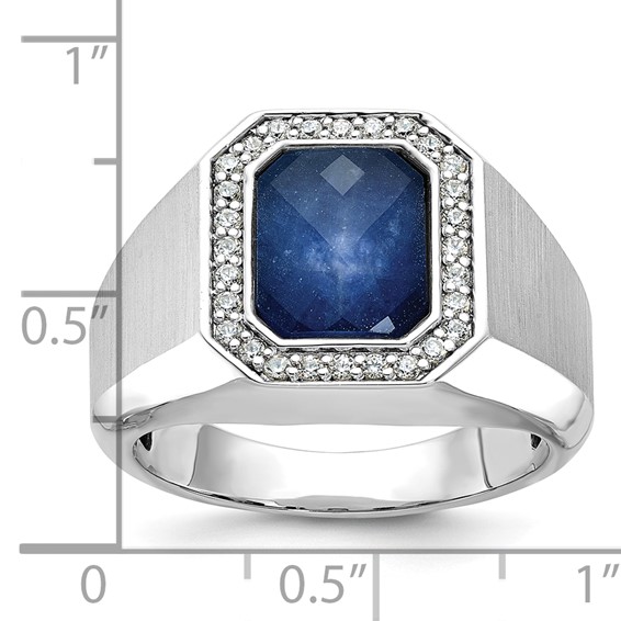 Men's Gemstone and Diamond Rings